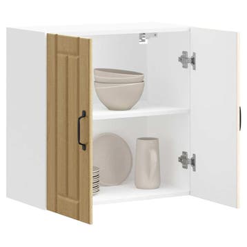 vidaXL Keukenbovenkast Lucca bewerkt hout sonoma, Verzenden