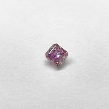 1 pcs Diamant (Natuurlijk gekleurd) - 0.50 ct - Smaragd -