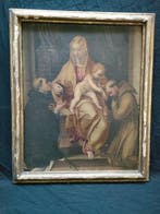 Italiaanse school (XVII), Navolger van - Vergine Maria col