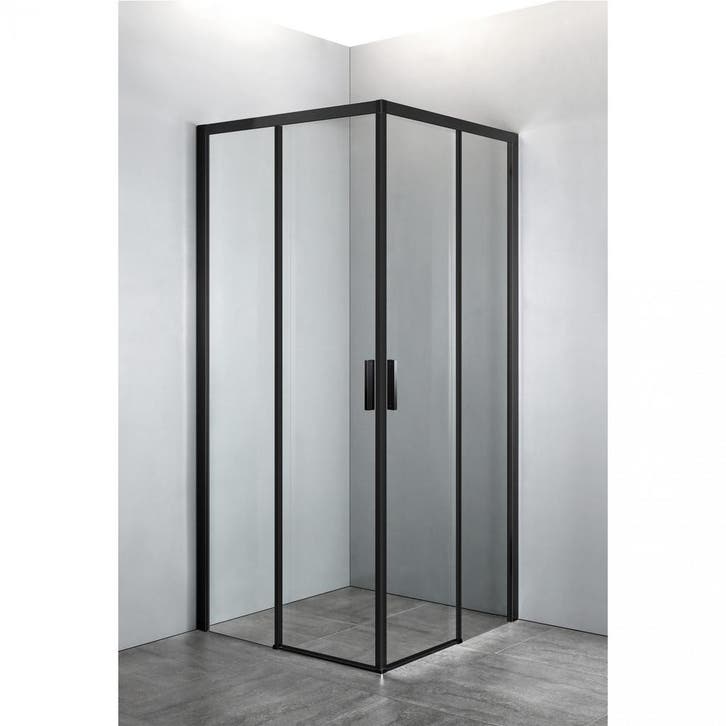 Florence Douchecabine Cervia 90x90 Zwart, Doe-het-zelf en Bouw, Sanitair, Ophalen of Verzenden