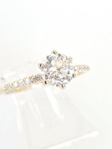 Bague de fiançailles - 14 carats Or jaune - 1.15ct. tw.