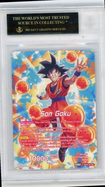 Bandai - 1 Graded card - Dragon Ball - Son Goku EX24-01 EX, Nieuw