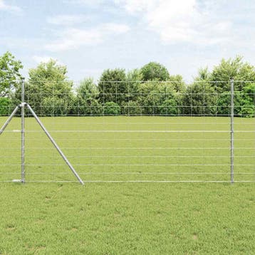 vidaXL Wildhek 1000 x 120 x 0,18 cm IJzer Warm Verzinkt, Tuin en Terras, Verzenden, Nieuw