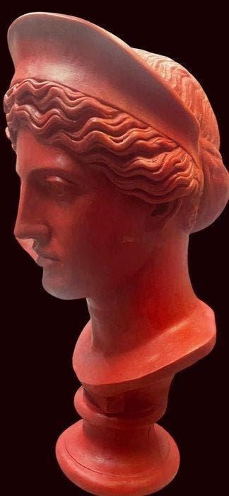 sculptuur, Testa di Era - 70 cm - Was