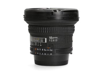 Nikon AF 18mm f/2.8 D - Groothoeklens - 1 jaar garantie, Audio, Tv en Foto, Foto | Lenzen en Objectieven, Ophalen of Verzenden