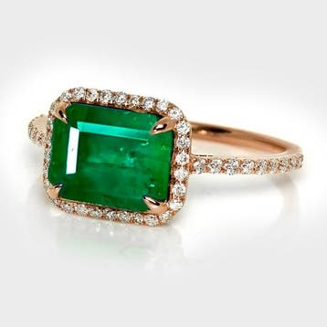 Zonder minimumprijs - Ring - 14 karaat IGI 2.09 ct Zambia, Nieuw