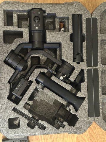 DJI Ronin-S Handheld 3-Axis Stabilizer - BG37 Battery Grip &, Nieuw