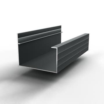 Aluminium goot-3000 mm-Antraciet, Verzenden, Nieuw