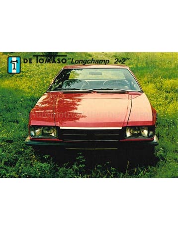 DE TOMASO LONGCHAMP 2+2 ANSICHTKAART, Nieuw