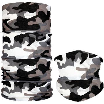 Fako Fashion - Microfiber Faceshield - Bandana - Nekwarmer -, Verzenden, Nieuw