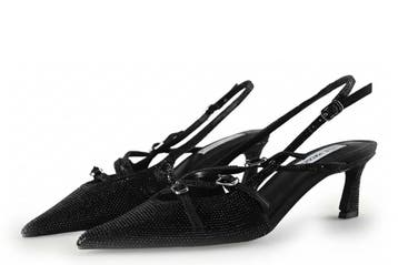 Steve Madden Slingbacks in maat 37 Zwart, Verzenden
