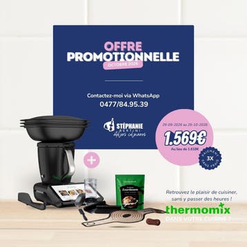 Thermomix (Bimby) TM7 Liège – Pack Levain Roger van Damme, Verzenden, Neuf