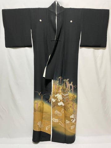 Le kimono le plus formel : tomesode, magnifique broderie et