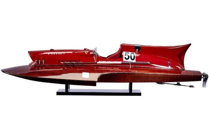 Hydroplane maquette de luxe modelisme FERRARI ARNO IX bois, Hobby en Vrije tijd, Modelauto's | 1:5 tot 1:12