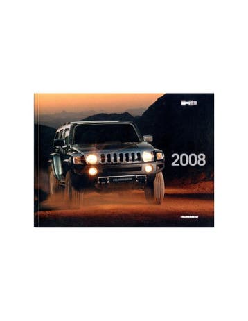 2008 HUMMER H3 BROCHURE ENGELS AUSTRALIE, Ophalen of Verzenden