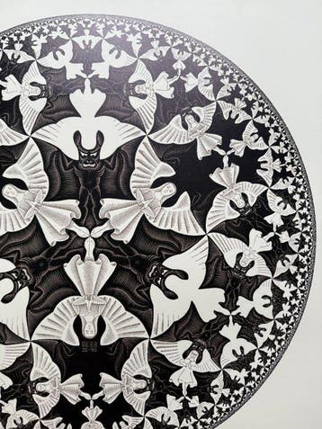 Maurits Cornelis Escher (1898-1972) - Anges & Diables, Antiek en Kunst