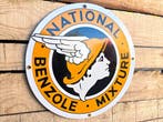 Vintage National Benzole Mixture - Emaille Bord, Verzenden, Nieuw