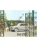 1964 FIAT 2300 DE LUXE SEDAN BROCHURE ENGELS, Ophalen of Verzenden
