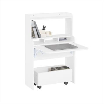 2dekans | SoBuy Opklapbaar Bureau FWT105-W - 64 x 62 x 98 cm, Huis en Inrichting, Bureaus, Ophalen of Verzenden, Nieuw