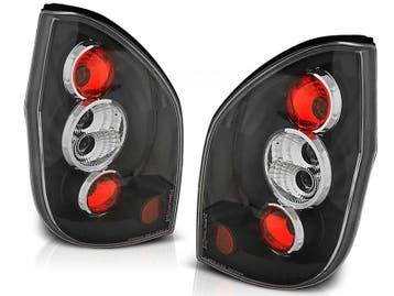 Achterlichten | geschikt voor Opel Zafira 1999-2005 | zwart, Auto-onderdelen, Verzenden, Nieuw, Opel