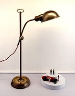 Lampe de bureau (2) - Laiton - Lot 2 lampes art déco, Antiquités & Art