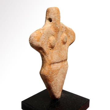 West-Aziatisch Terracotta Beeld van een Moedergodin