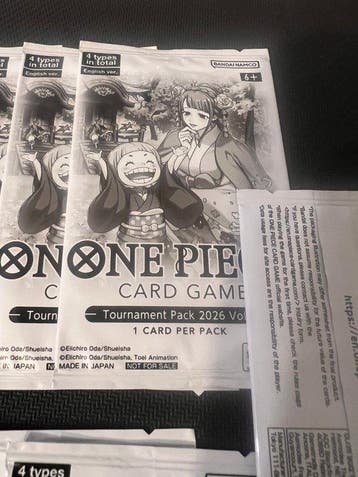 Bandai - 25 Booster pack - One Piece - lotto tournament Pack