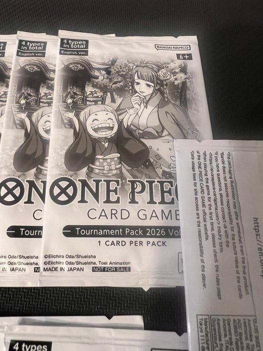 Bandai - 25 Booster pack - One Piece - lotto tournament Pack, Hobby en Vrije tijd, Verzamelkaartspellen | Overige