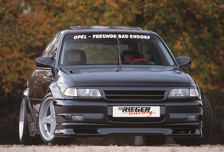 Rieger voorbumper breedbouw I | Astra F: 09.91-12.99 - 3-drs, Autos : Pièces & Accessoires, Carrosserie & Tôlerie, Envoi