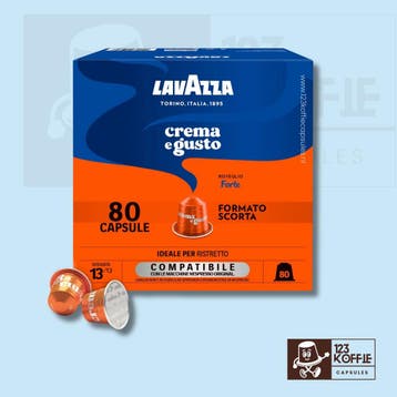 Lavazza Crema e Gusto Forte capsules Nespresso® 80 st., Elektronische apparatuur, Verzenden, Nieuw