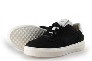 Manfield Sneakers in maat 42 Zwart, Manfield, Verzenden, Zwart, Zo goed als nieuw