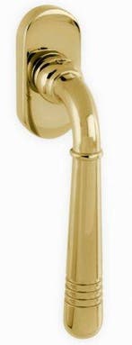 Intersteel Raamkruk Helena Messing Kleur, Doe-het-zelf en Bouw, Ophalen of Verzenden, Nieuw