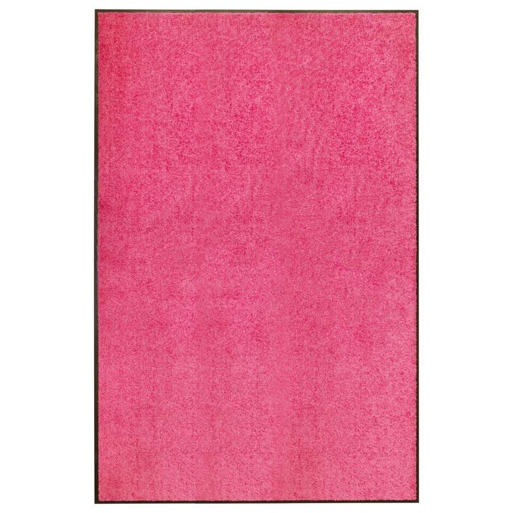 vidaXL Deurmat wasbaar 120x180 cm roze, Tuin en Terras, Deurmatten, Nieuw, Verzenden