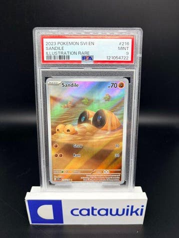 Pokémon - 1 Graded card - Sandile [IR] 216/198 PSA 9 -, Nieuw