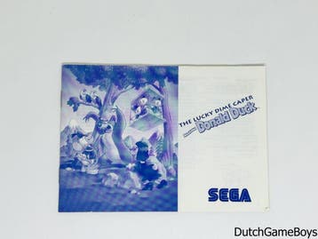 Sega Master System - The Lucky Dime Caper - Starring Donald, Autos : Divers, Modes d'emploi & Notices d'utilisation, Verzenden