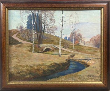 Robert Kiener (1866-1945) - Le Sarceourt (Jura Bernois)