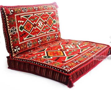 Ottomaanse kussen - Kelim - 95 cm - 70 cm, Nieuw