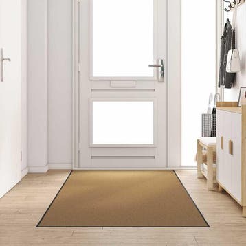 vidaXL Deurmat Anders Crème en Zwart 120 x 250 cm Polyamide, Jardin & Terrasse, Verzenden