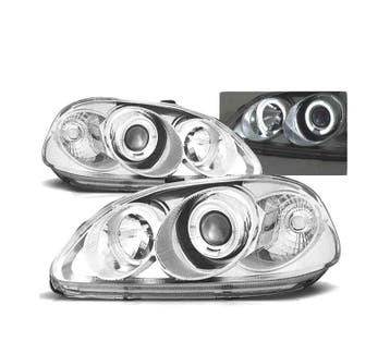 Phares Angel Eyes Civic 95-98 Chromé, Verzenden