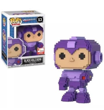 Funko pop! 8-bit 13 Megaman Black hole bomb, Verzamelen, Poppetjes en Figuurtjes, Ophalen of Verzenden, Nieuw