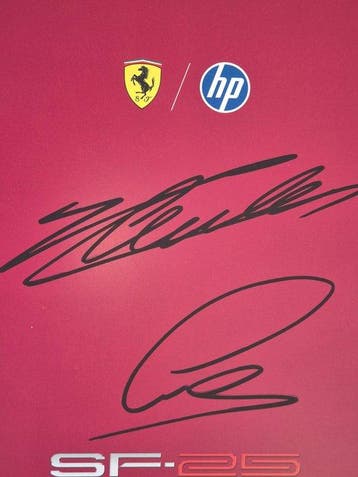 Ferrari - Lewis Hamilton & Charles Leclerc - 2025 - Brochure