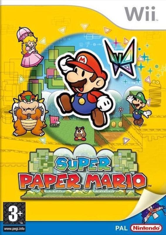 Super Paper Mario (Wii Games), Games en Spelcomputers, Games | Nintendo Wii, Zo goed als nieuw, Ophalen of Verzenden