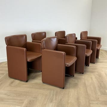 Complete set 6 stuks Design PS148-fauteuil, Centro Progetti