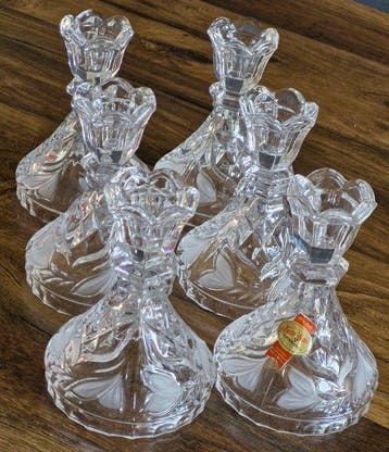 Anna Hütte - Chandelier Tiara (6) - Cristal - Ensemble de