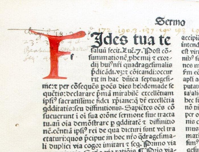 Antonio da Vercelli - [Incunable] Sermones Quadragesimales -, Antiquités & Art, Antiquités | Livres & Manuscrits