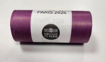 France. 2 Euro 2024 La Tour Eiffel Danse (25 coins) in