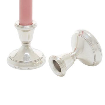 C Ltd, Birmingham - Kaarsenhouder (2) - .925 zilver -
