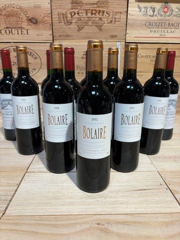 2012 Château Bolaire - Bordeaux - 12 Flessen (0.75 liter), Nieuw
