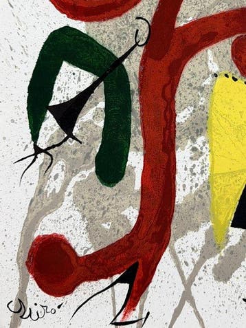 Joan Miro (1893-1983) - Jardin au clair de Lune