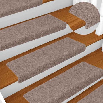 vidaXL Trapmatten Zelfklevend 20 stuks 65x21x4 cm lichtbruin, Verzenden